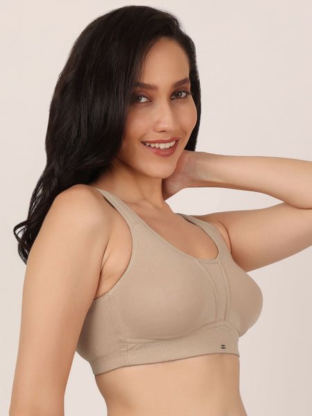 No-Dig Full Coverage Cotton Minimizer Bra