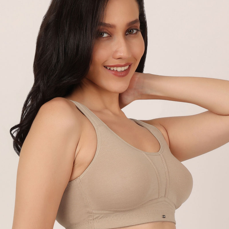 No-Dig Full Coverage Cotton Minimizer Bra