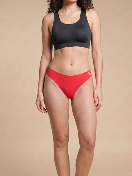 5 Pack - Red Low-waist Seamless Underwear