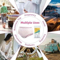 Women Disposable Cotton Panties for Body Massage/Surgeries/Maternity/Periods Pack of-6
