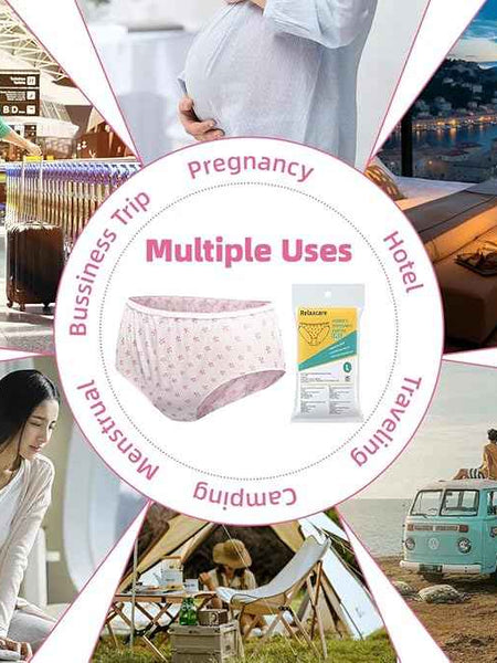 Women Disposable Cotton Panties for Body Massage/Surgeries/Maternity/Periods Pack of-6
