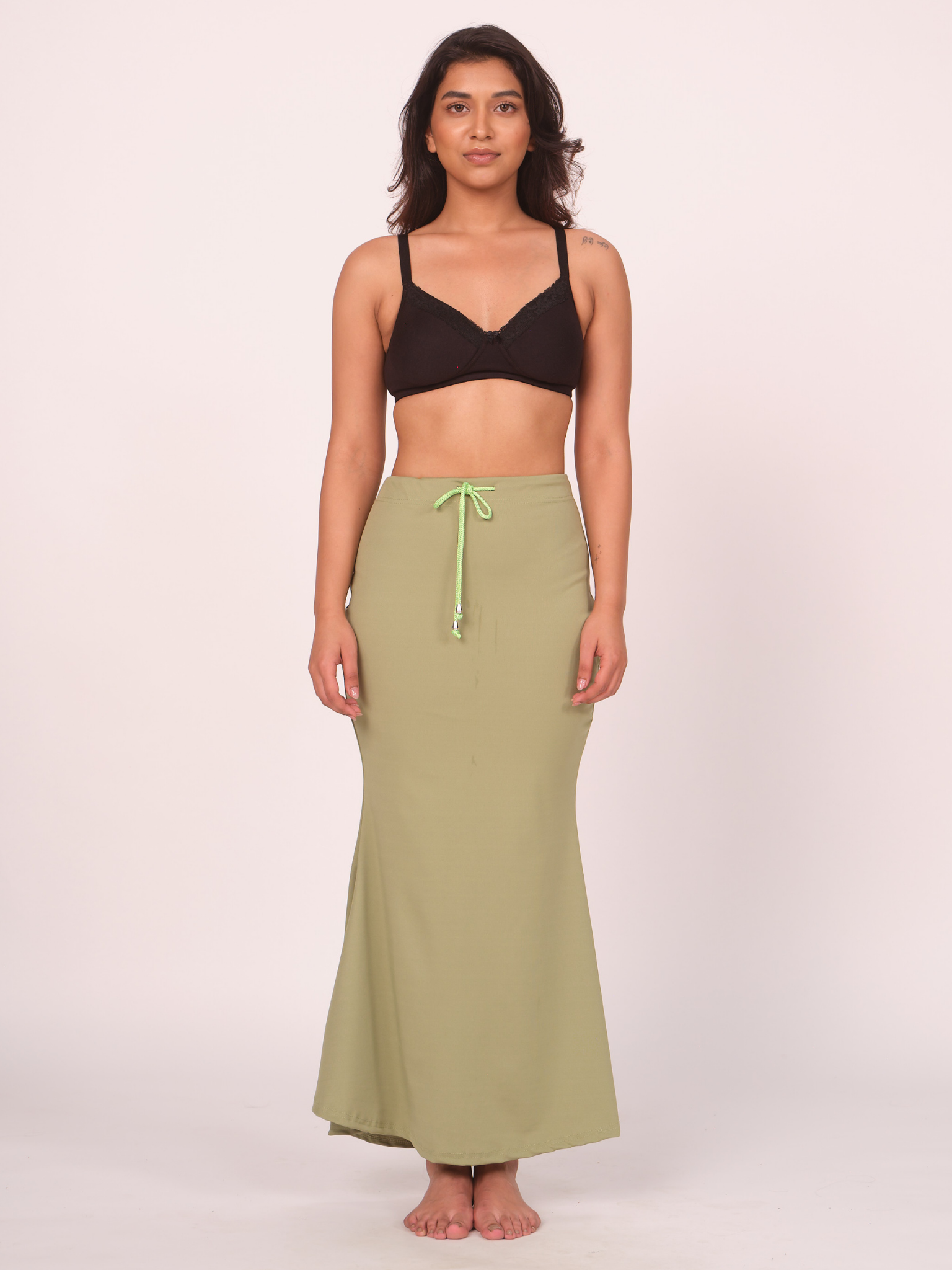 Munns & Mars Polyester Fish-Cut Saree Shapewear