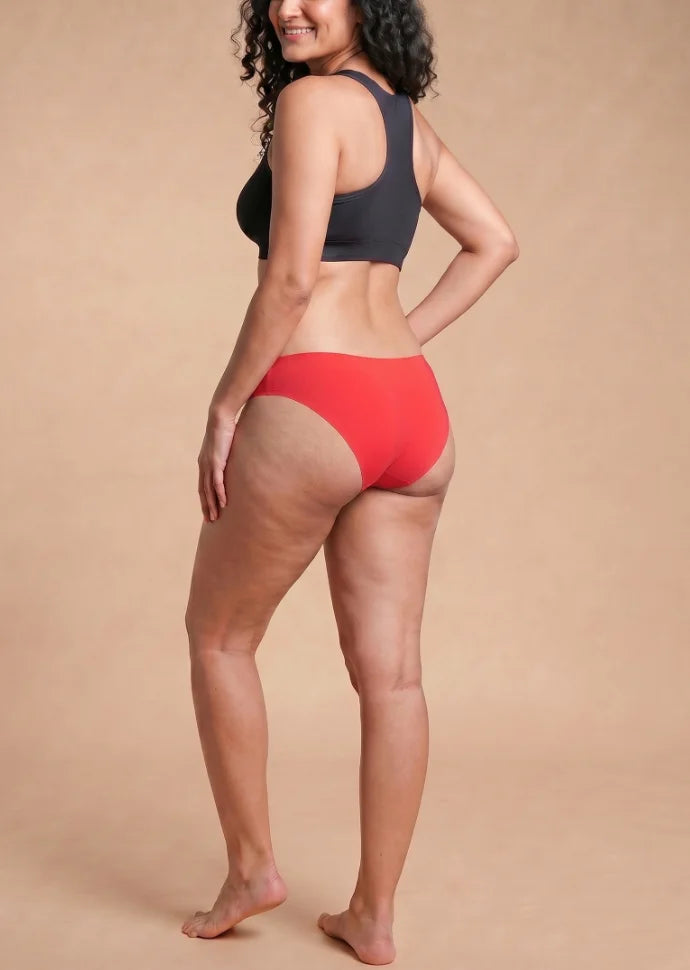 2 Pack - Red Low-waist Seamless Underwear