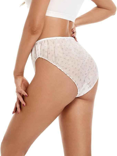 Women Disposable Cotton Panties for Body Massage/Surgeries/Maternity/Periods Pack of-30
