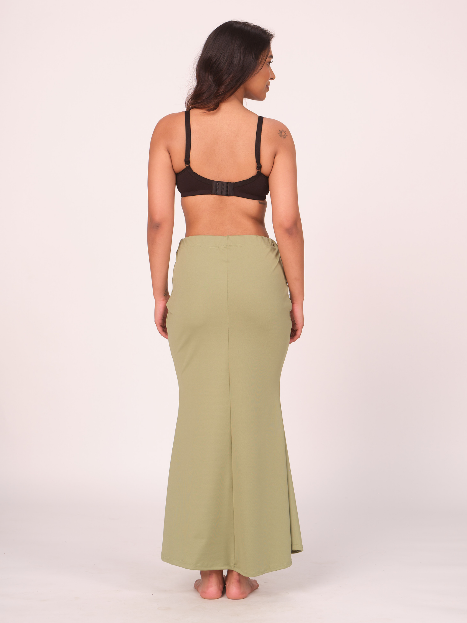 Munns & Mars Polyester Fish-Cut Saree Shapewear