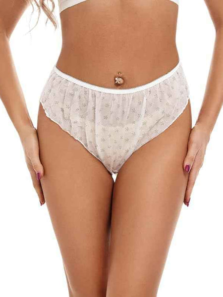 Women Disposable Cotton Panties for Body Massage/Surgeries/Maternity/Periods Pack of-30