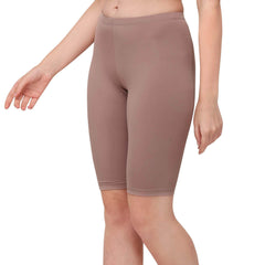 SOIE Woman - Polyamide Spandex Knee Length Cycling Shorts (PACK of 2) - -for Women
