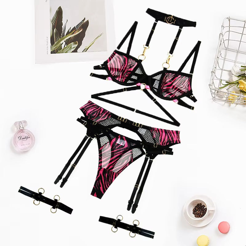 Brachy Women Babydoll Lingerie Sexy Hot Printed Night Dress Sleepwear.