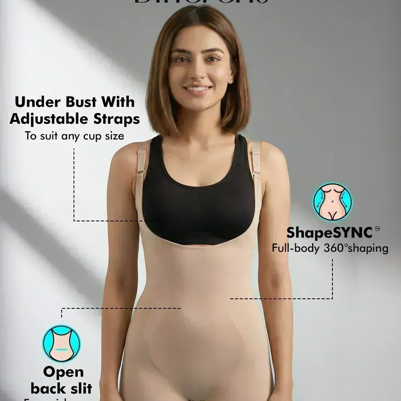 All weather Open Bust Bodysuit