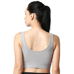 SOIE Woman - Medium Impact Non Padded Non Wired Long Line Sports Bra - Sports Bra -for Women