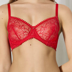 Amélia  Bra | Underwired Bra for Women | Non-Padded, Full Coverage, Romantic Lace