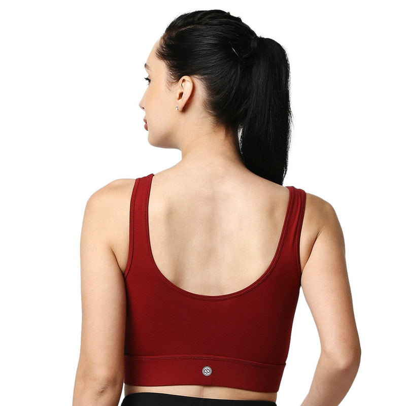 SOIE Woman - Medium Impact Non Padded Non Wired Long Line Sports Bra - Sports Bra -for Women
