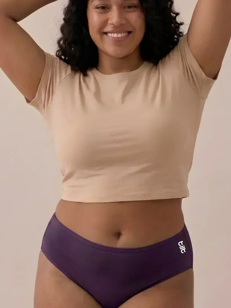 4 Pack - Violet Bamboo Absorbent Underwear
