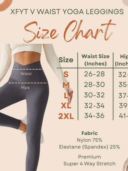 Crossover V-Waist Lunar Grey Yoga Leggings