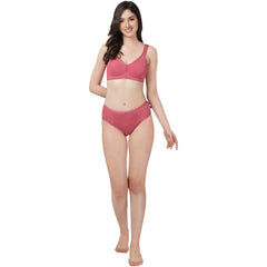 SOIE Woman - High Waist Full Coverage Mesh Panelled Brief - Panty -for Women