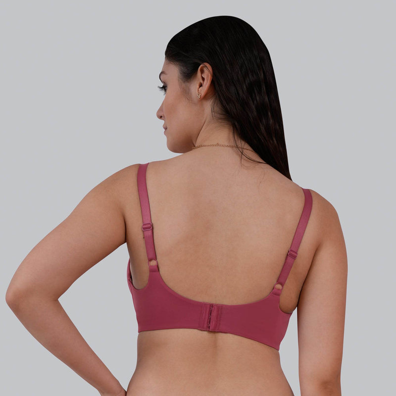 SOIE Woman - Full Coverage Padded Non Wired Ultrasoft Seamless Bra - Bra -for Women