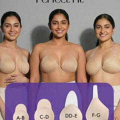 Reusable Breast Lift Cups - black - C-D
