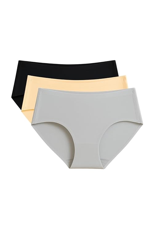 Munns & Mars Womens  Seamless Bonded Hipster Panty - pack of 3