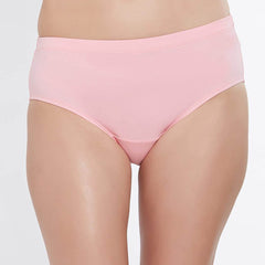 SOIE Woman - High Rise Full Coverage Solid Colour Cotton Stretch Hipster Assorted Panty (Pack of 3) - Panty -for Women