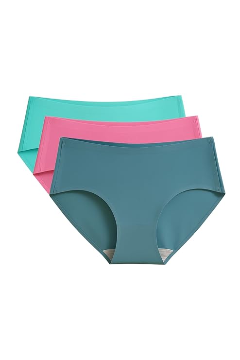 Munns & Mars Womens  Seamless Bonded Hipster Panty - pack of 3
