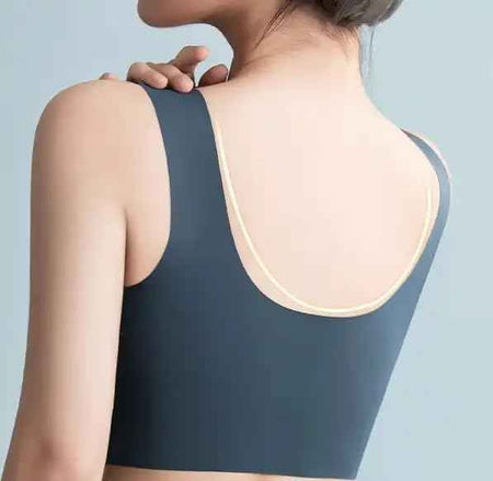 Women Wirefree Comfortable Padded Lift Push Up Thin Soft Sexy Back Smoothing Everyday Pullover Bras
