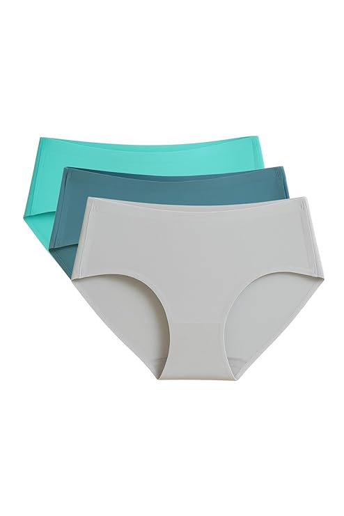 Munns & Mars Womens  Seamless Bonded Hipster Panty - pack of 3