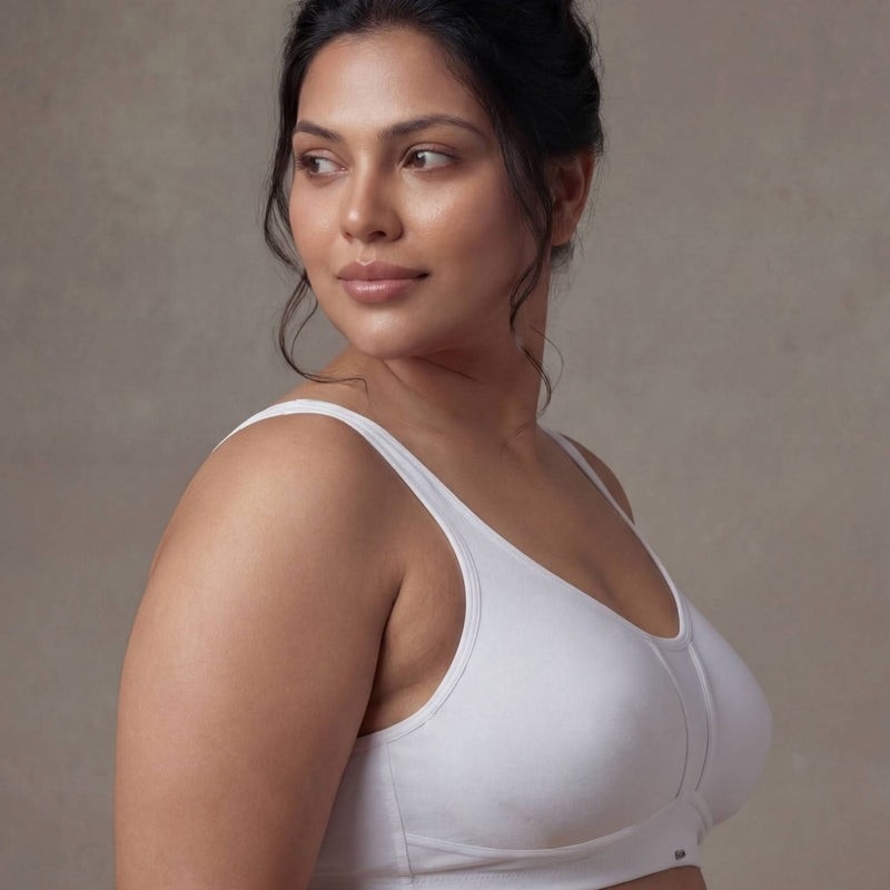 No-Dig Full Coverage Cotton Minimizer Bra