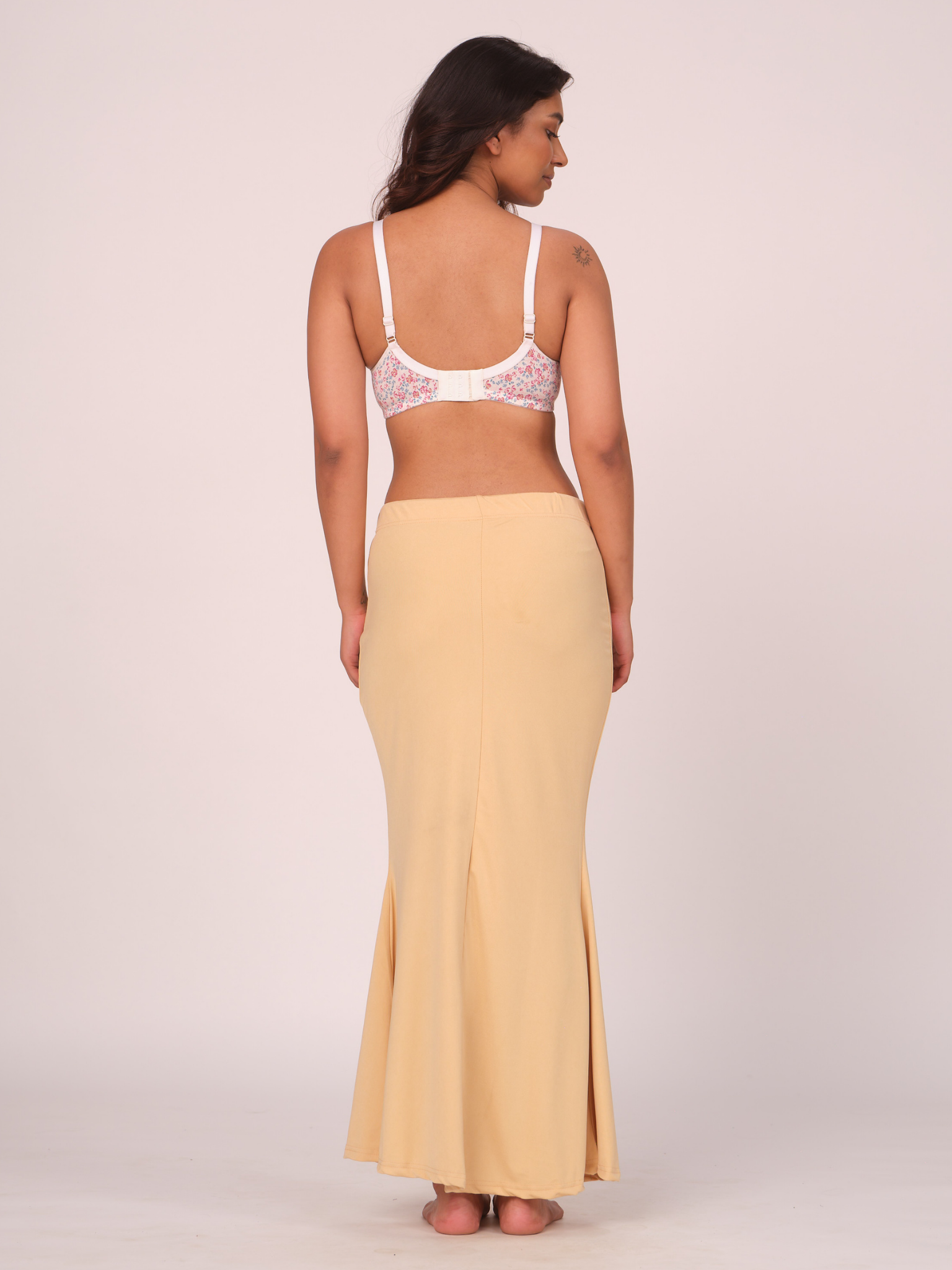 Munns & Mars Saree Shapewear Polyester Fish Cut - Beige