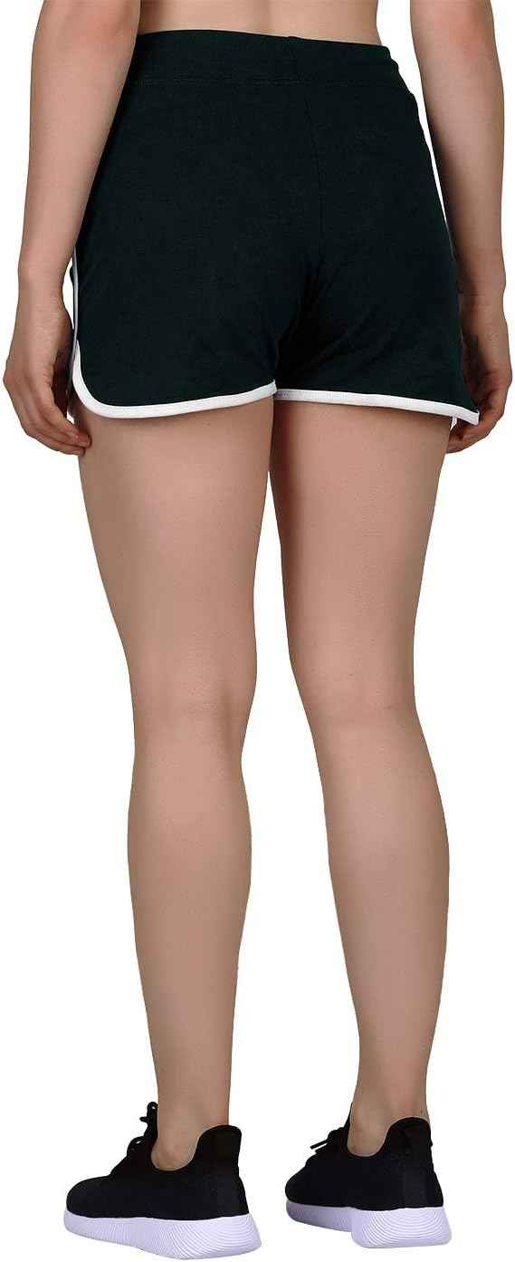 Plus Size for Women Cotton Sports Shorts for Dance, Yoga, Running