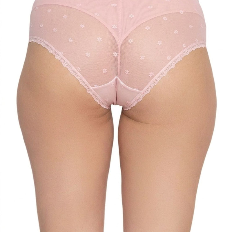 Mid-Rise Hipster Panty with Lace Trim- Pack of 3