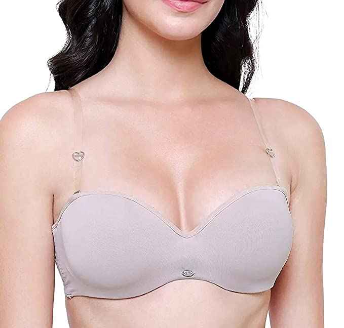 Women's Pack Of 4 Sets Detachable Light Weight Adjustable Replacement Clear Bra Straps