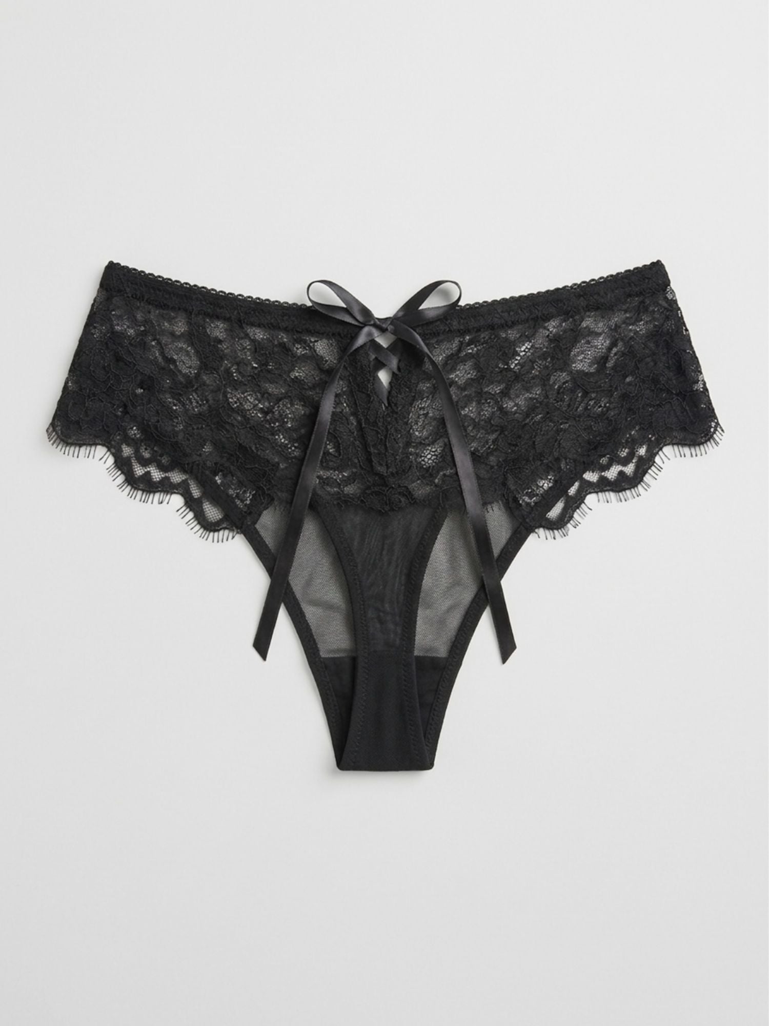 Soft Lace Mid Rise Thong.