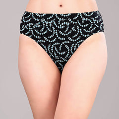SOIE Woman - High Rise Full Coverage Printed Stretch Cotton Hipster Panty (Pack of 3) - Panty -for Women