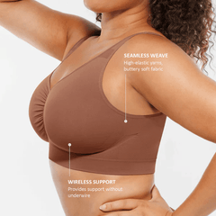 Seamless Wide Straps Everyday Bra