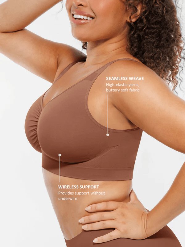 Seamless Wide Straps Everyday Bra