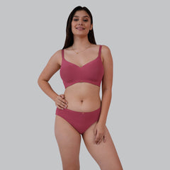 SOIE Woman - Full Coverage Padded Non Wired Ultrasoft Seamless Bra - Bra -for Women