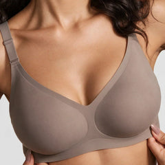All weather Comfort T-Shirt Bra (V SHAPE) - Taupe