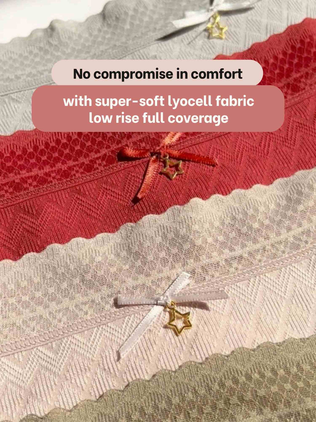 Lacy CornSilk Briefs – Breathes With You. Soft on Skin. Kind to Earth.