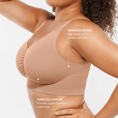 Seamless Wide Straps Everyday Bra