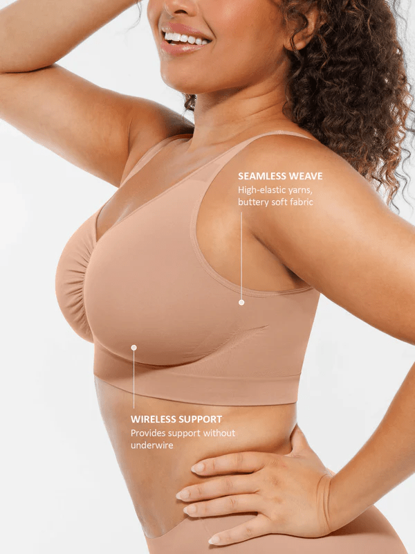 Seamless Wide Straps Everyday Bra