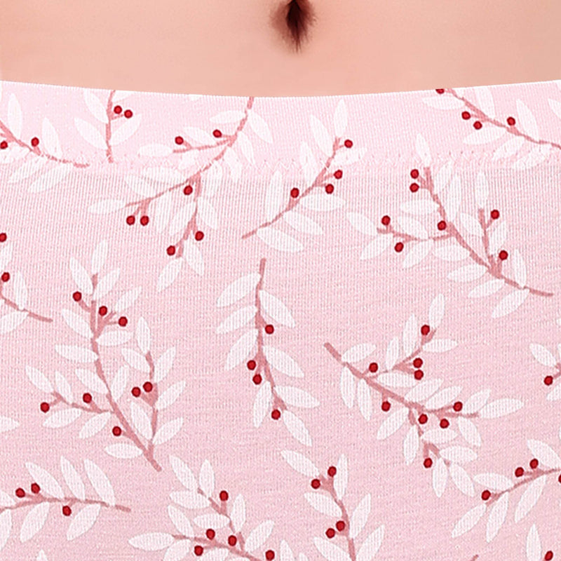 SOIE Woman - High Rise Full Coverage Printed Stretch Cotton Hipster Panty (Pack of 3) - Panty -for Women