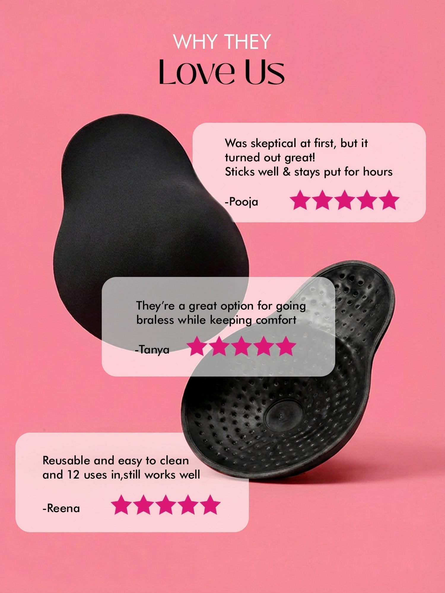 Breast Cups - black - A-B