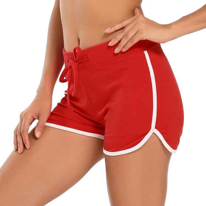 Plus Size for Women Cotton Shorts Dolphin Design Athletic Shorts Women Sports Shorts for Dance, Yoga, Running