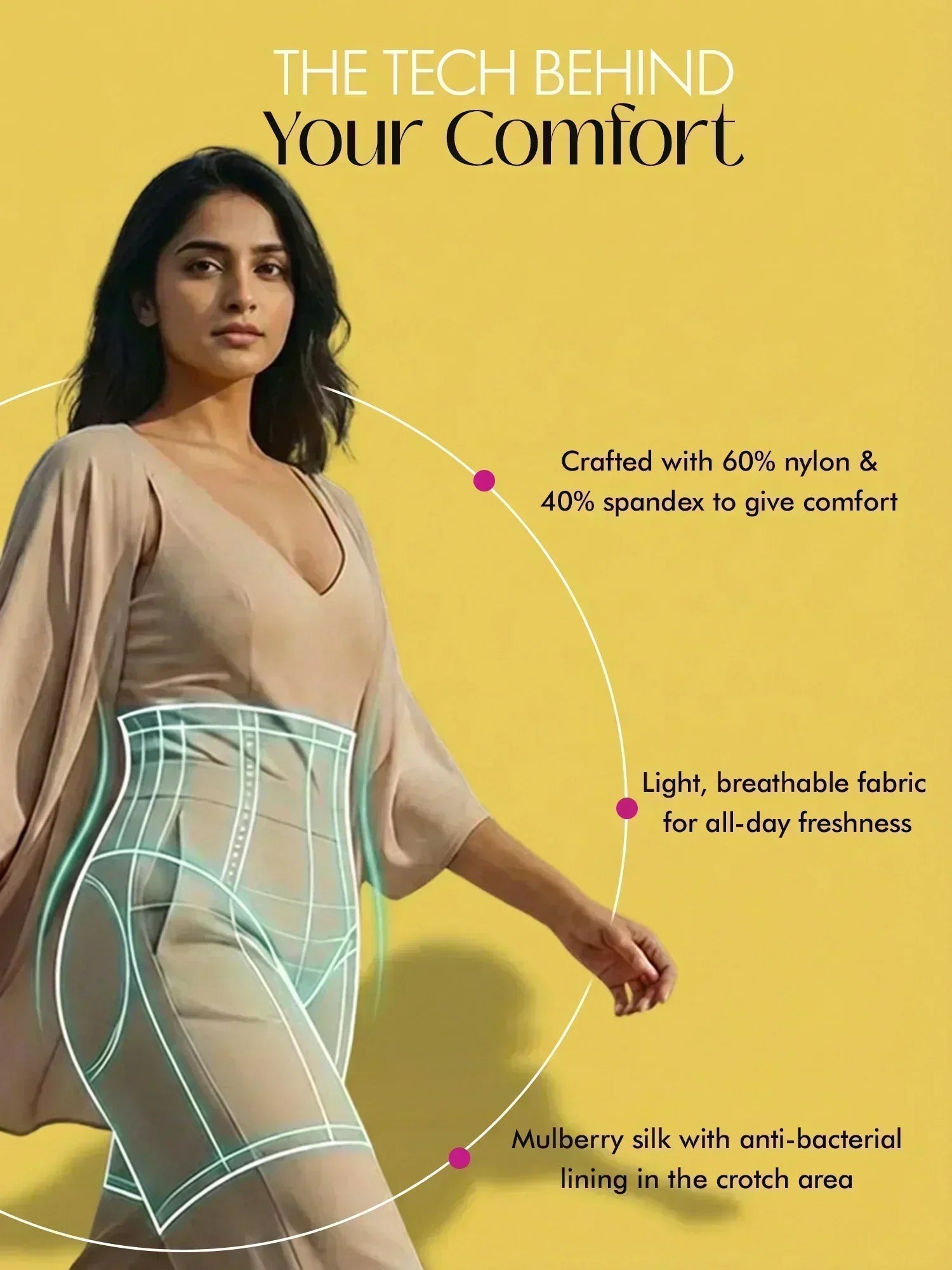 Tummy & Thigh Shaper Shorts (Medium Compression)