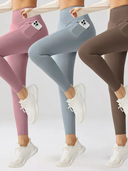 Pack of 3 OG Yoga Pants Light (Pink Beige Blue)