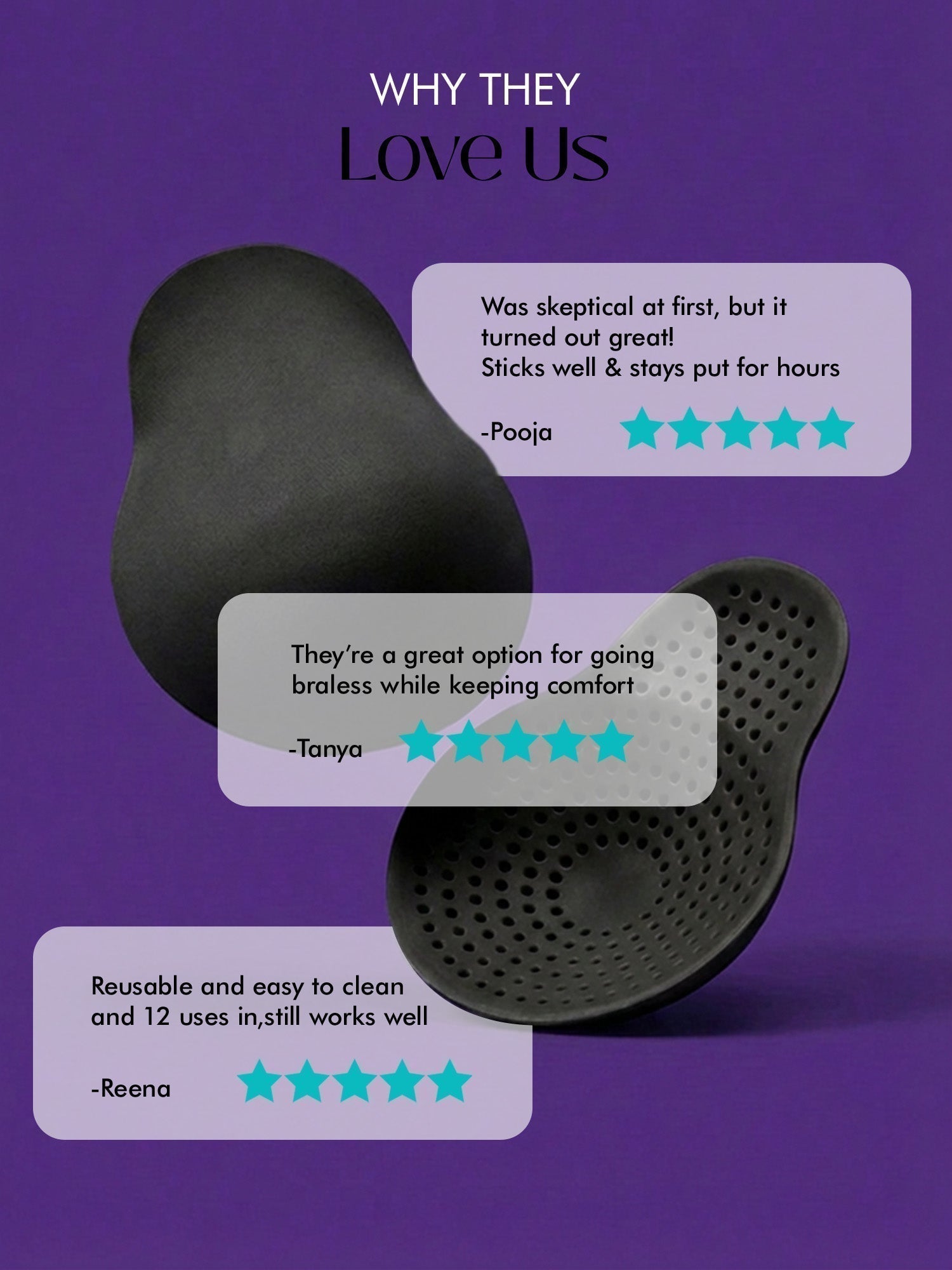 Breast Cups - black - C-D