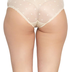 Mid-Rise Hipster Panty with Lace Trim- Pack of 3