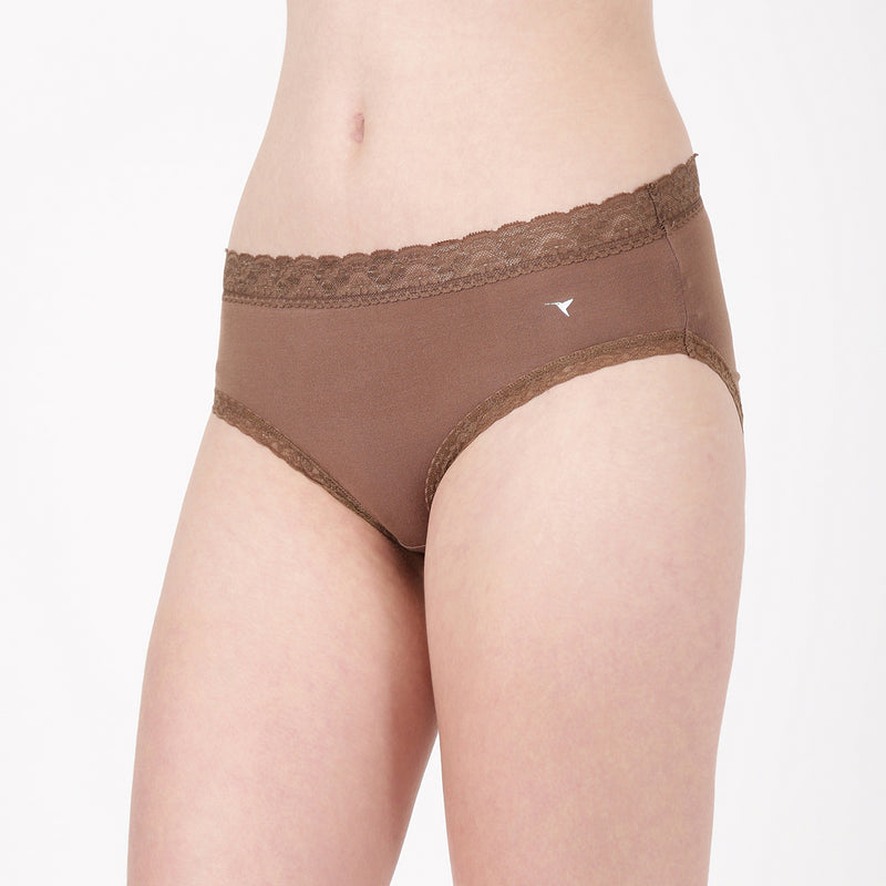 Blossom Lacelet Panty Soft Modal with Lace Elegance_Pack Of 2