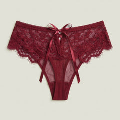 Soft Lace Mid Rise Thongs-Pack of 3