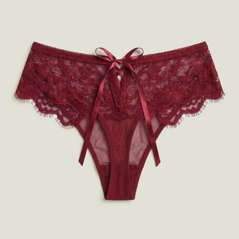 Soft Lace Mid Rise Thongs-Pack of 3